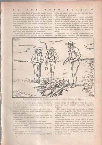 El Robinson Suizo (ilustracion de Longoria): Lamina numerada 31