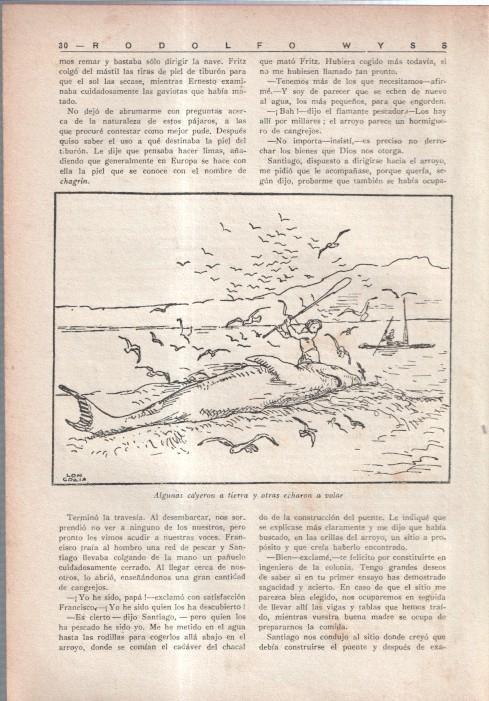 El Robinson Suizo (ilustracion de Longoria): Lamina numerada 32