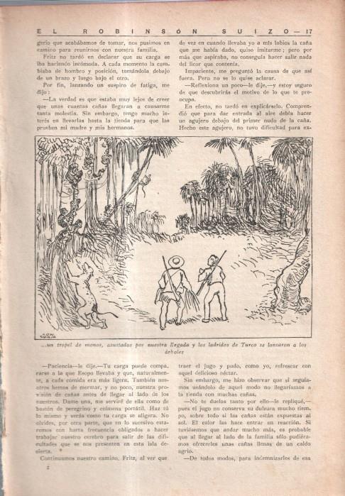 El Robinson Suizo (ilustracion de Longoria): Lamina numerada 33