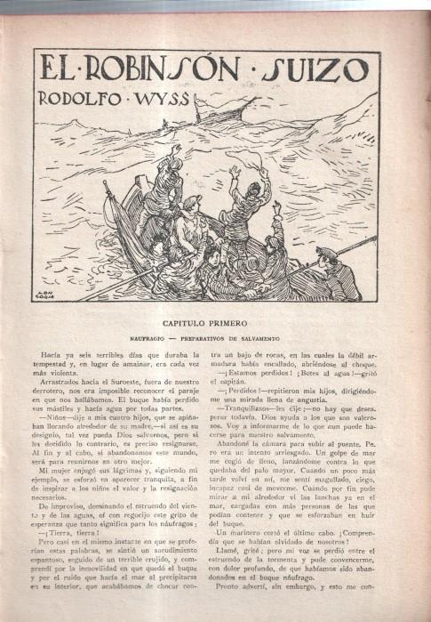 El Robinson Suizo (ilustracion de Longoria): Lamina numerada 34
