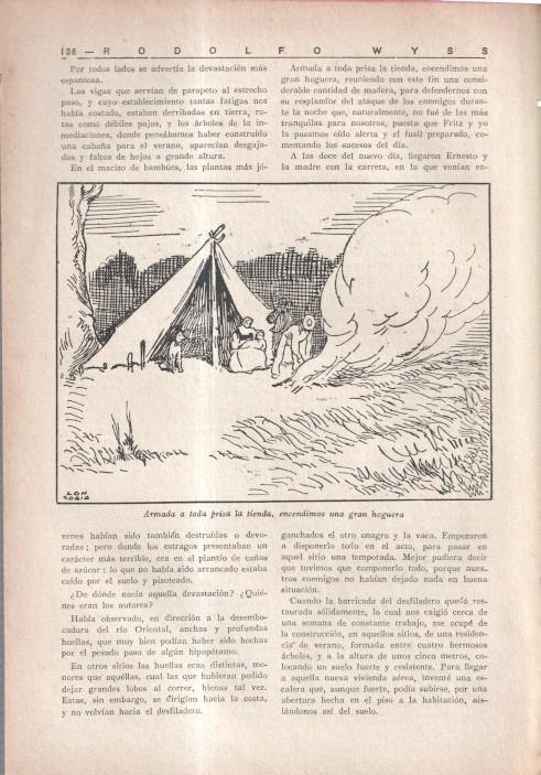El Robinson Suizo (ilustracion de Longoria): Lamina numerada 36