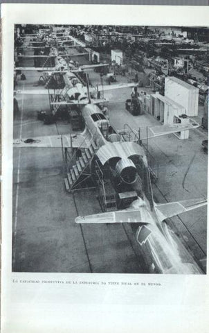 Los Estados Unidos: Lamina numerada 41: Corrales ganado en Kansas City e Industria aeronautica