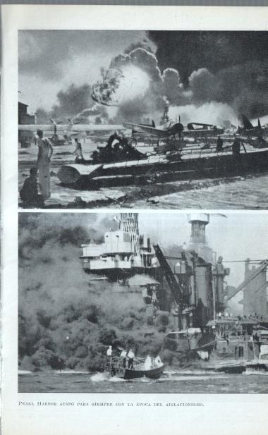 Los Estados Unidos: Lamina numerada 46: Pearl Harbor y Roosevelt