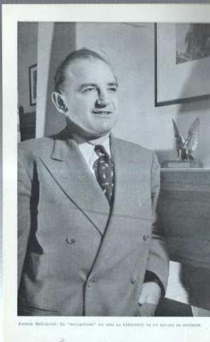Los Estados Unidos: Lamina numerada 47: Joseph McCarthy y Asamblea de la Onu