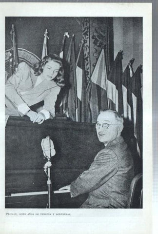 Los Estados Unidos: Lamina numerada 50: Truman y autoridad de Dewey