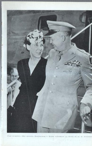 Los Estados Unidos: Lamina numerada 51: Eisenhowey Mamie y la famila Eisenhower