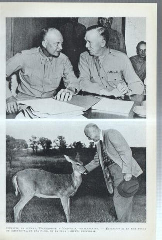 Los Estados Unidos: Lamina numerada 52: Eisenhower, Marshal, Familia Eisenhower