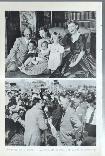 Los Estados Unidos: Lamina numerada 52: Eisenhower, Marshal, Familia Eisenhower