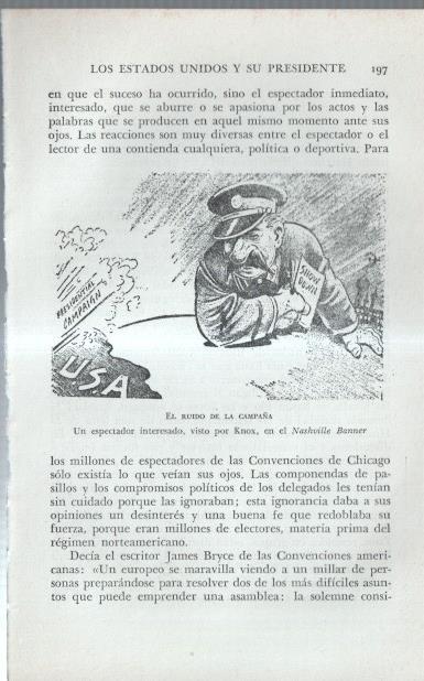 Los Estados Unidos: Lamina numerada 61: caricatura campaña usa vista en el Nashville Banner