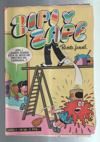 Zipi y Zape revista semanal numero 014 (NO CONSERVA EL POSTER)