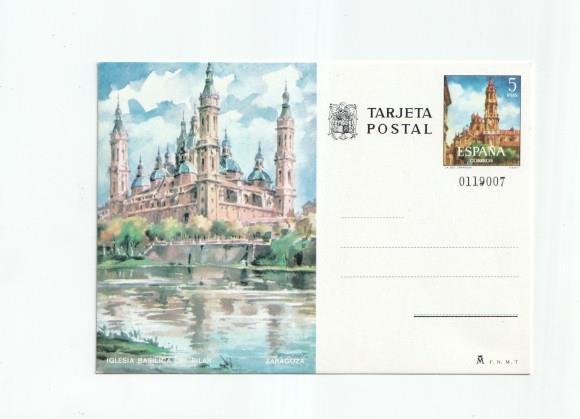 Tarjeta Postal numero 0119007: Basilica del Pilar-Zaragoza