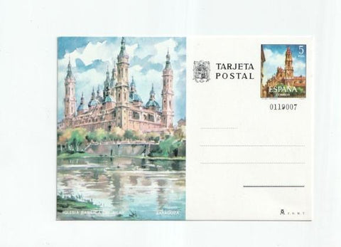 Tarjeta Postal numero 0119007: Basilica del Pilar-Zaragoza