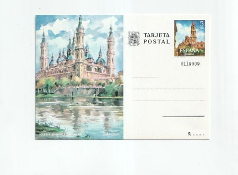 Tarjeta Postal numero 0119009: Basilica del Pilar-Zaragoza