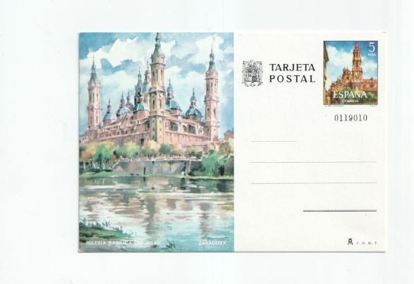 Tarjeta Postal numero 0119010: Basilica del Pilar-Zaragoza