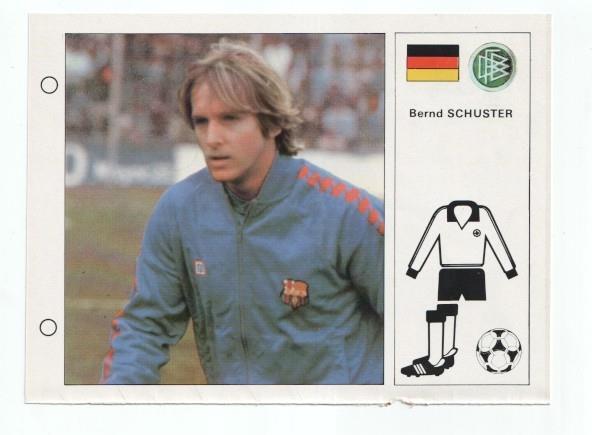Cromo Estrellas del Mundial 82 numero 007: Bernd Schuster-Alemania