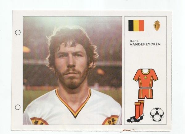 Cromo Estrellas del Mundial 82 numero 031: Rene Vandereycken-Belgica