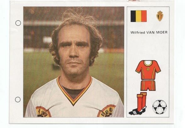 Cromo Estrellas del Mundial 82 numero 030: Wilfried Van Moer-Belgica