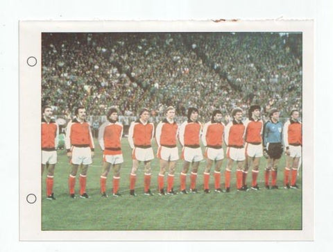 Cromo Estrellas del Mundial 82 numero 021: Seleccion de Austria