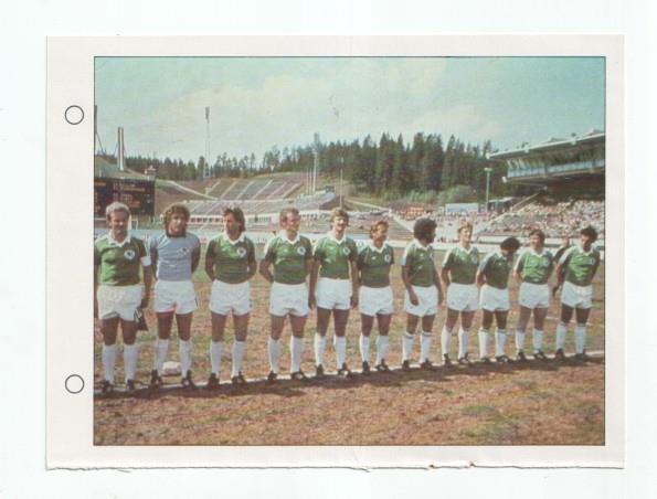 Cromo Estrellas del Mundial 82 numero 001: Seleccion de Alemania Federal
