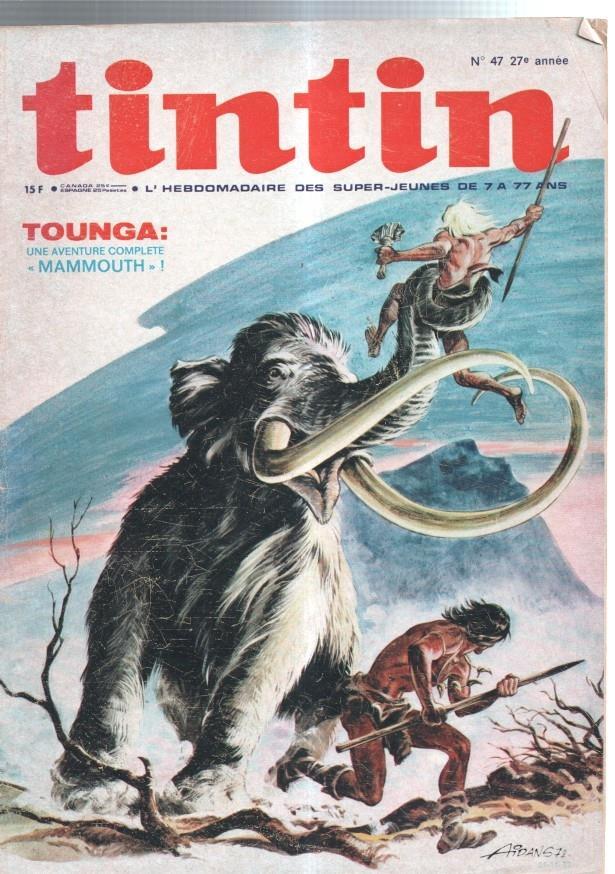 Revista Tintin numero 47: Tounga: Mammouth (10 paginas)