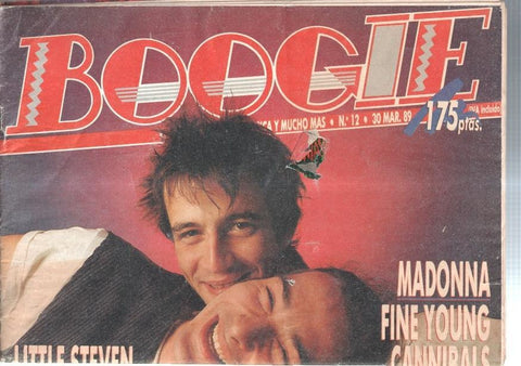 Boogie numero 12 (30.3.1989). Madonna, Fine Young, Los Nikis, Suicide