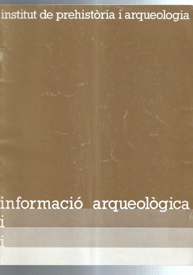 Butlleti Informativo de informacion arqueologica numero 41 (edicion catalan/castellano)