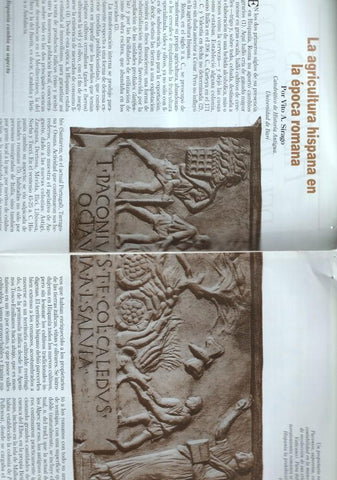 Articulo 9 paginas sobre La agricultura Hispana en la epoca roma por Vito A.Sirago