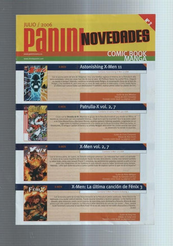 Catalogo Panini julio 2006