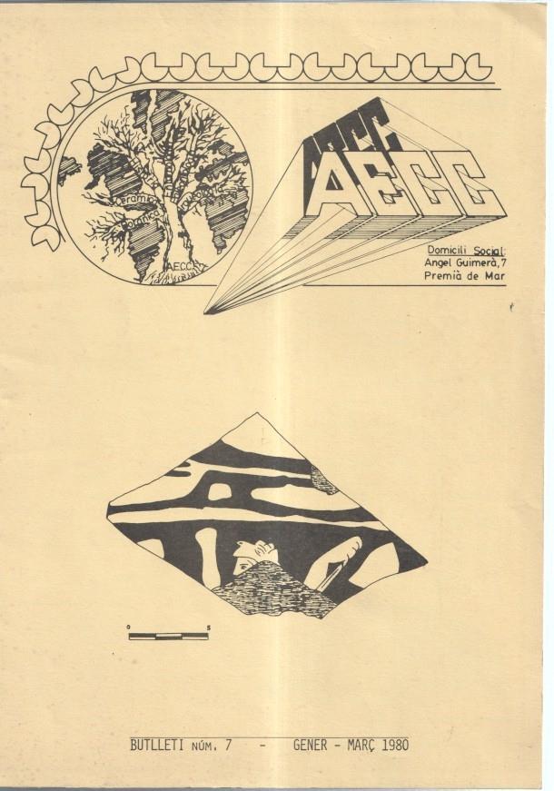 A.E.C.C. agrupacion d'estudis cientifics i culturals de premia de mar numero 7 (gener-març 1980)