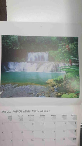 Calendario / Kalender / Calendrier / Calendar: 2011 : Waterfalls / cataratas - lamina 03