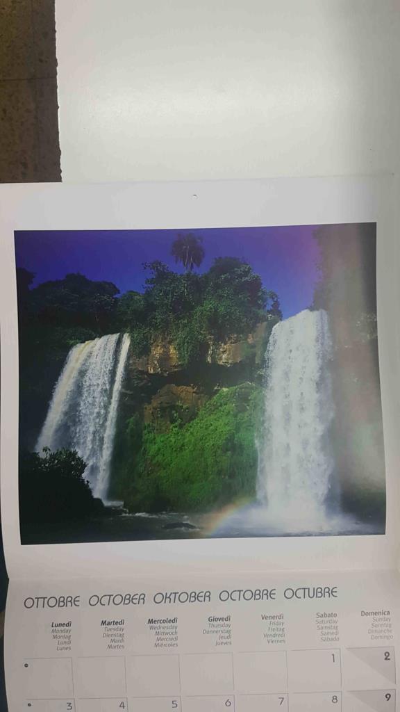 Calendario / Kalender / Calendrier / Calendar: 2011 : Waterfalls / cataratas - lamina 10