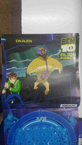 Calendario / Kalender / Calendrier / Calendar: 2011 : Ben 10 Alien Force - lamina 06, Dn Alien