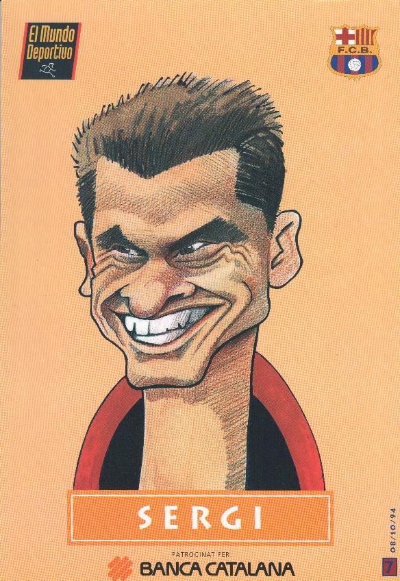 Lamina 07: Sergi jugador del Barça