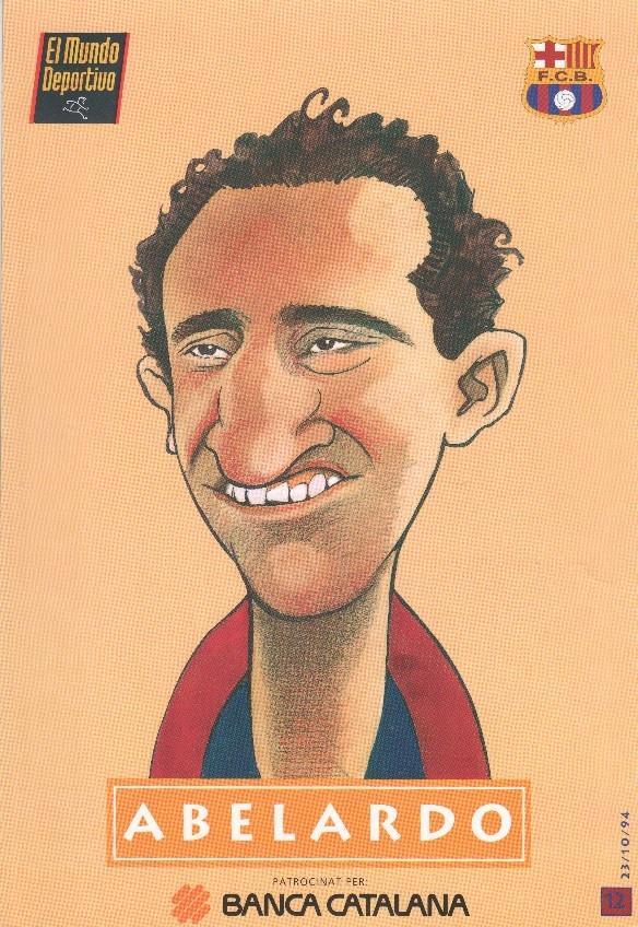 Lamina 12: Abelardo jugador del Barça