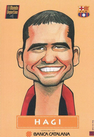 Lamina 15: Hagi jugador del Barça
