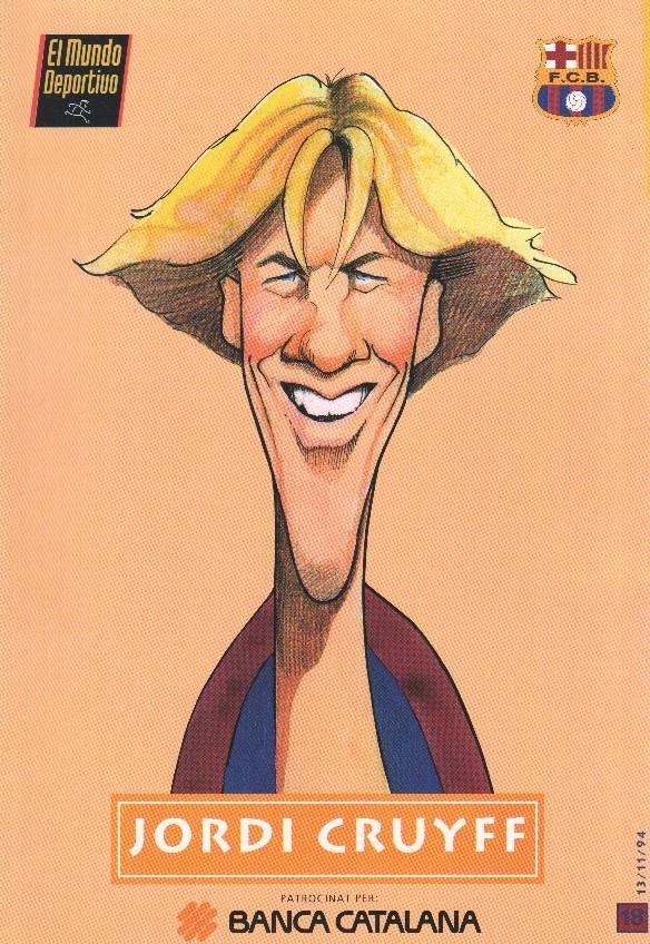 Lamina 18: Jordi Cruyff jugador del Barça