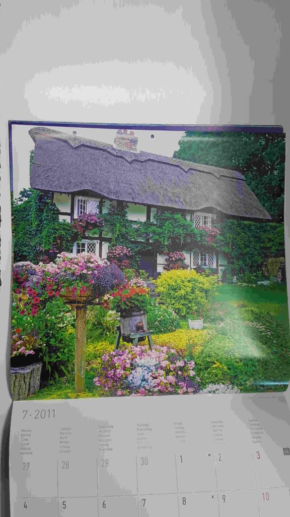 Calendario / Kalender / Calendrier / Calendar: 2011 : Gardens (Jardines)  by Tom Mackie - lamina 07, Lymington, England