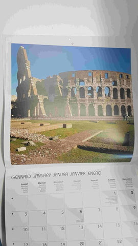 Calendario / Kalender / Calendrier / Calendar: 2011 : Rome (Roma la ciudad eterna) - lamina 01, Coliseo 