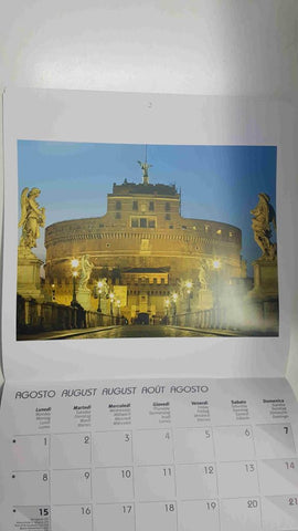 Calendario / Kalender / Calendrier / Calendar: 2011 : Rome (roma la ciudad eterna) - lamina 08, Castillo Sant' Angelo