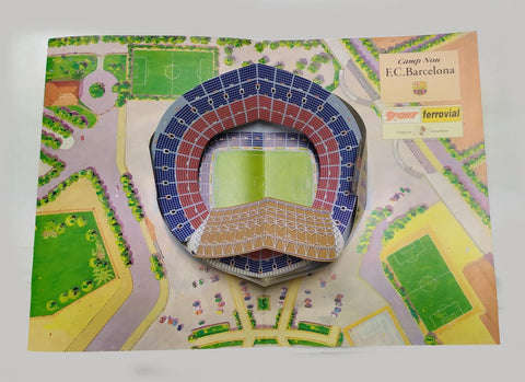 Librillo desplegable: Camp Nou - El millor estadi del mon (1899-1994)