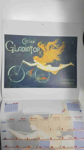 Calendario / Kalender / Calendrier / Calendar: 2011 : Bicyclette Royal Fabric (bicicletas) - lamina 07, Cycles Gladiator