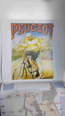 Calendario / Kalender / Calendrier / Calendar: 2011 : Bicyclette Royal Fabric (bicicletas) - lamina 09, Les fils de Peugeot Freres