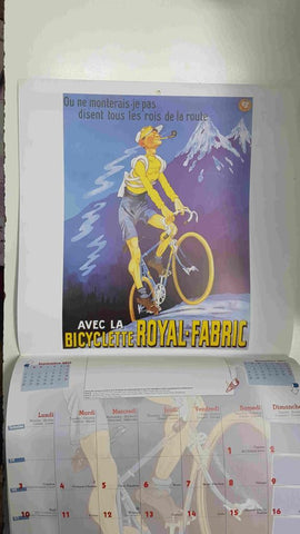 Calendario / Kalender / Calendrier / Calendar: 2011 : Bicyclette Royal Fabric (bicicletas) - lamina 10, Avec la Bicyclette Royal-Fabric