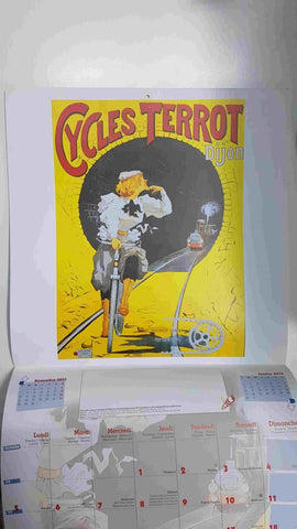 Calendario / Kalender / Calendrier / Calendar: 2011 : Bicyclette Royal Fabric (bicicletas) - lamina 12, Cycles Terrot Dijon