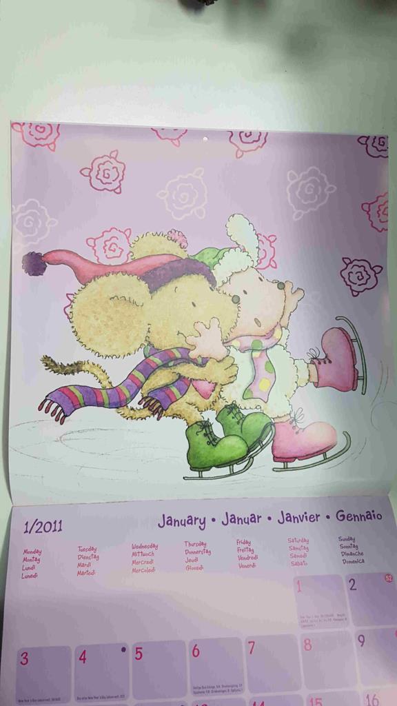 Calendario / Kalender / Calendrier / Calendar: 2011 : Lillebi - Steinbheck, lamina 01