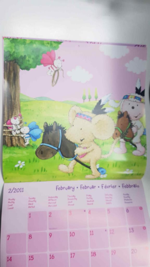 Calendario / Kalender / Calendrier / Calendar: 2011 : Lillebi - Steinbheck, lamina 02