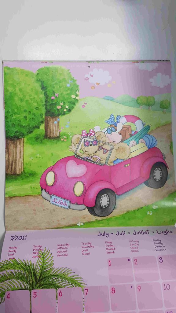 Calendario / Kalender / Calendrier / Calendar: 2011 : Lillebi - Steinbheck, lamina 07