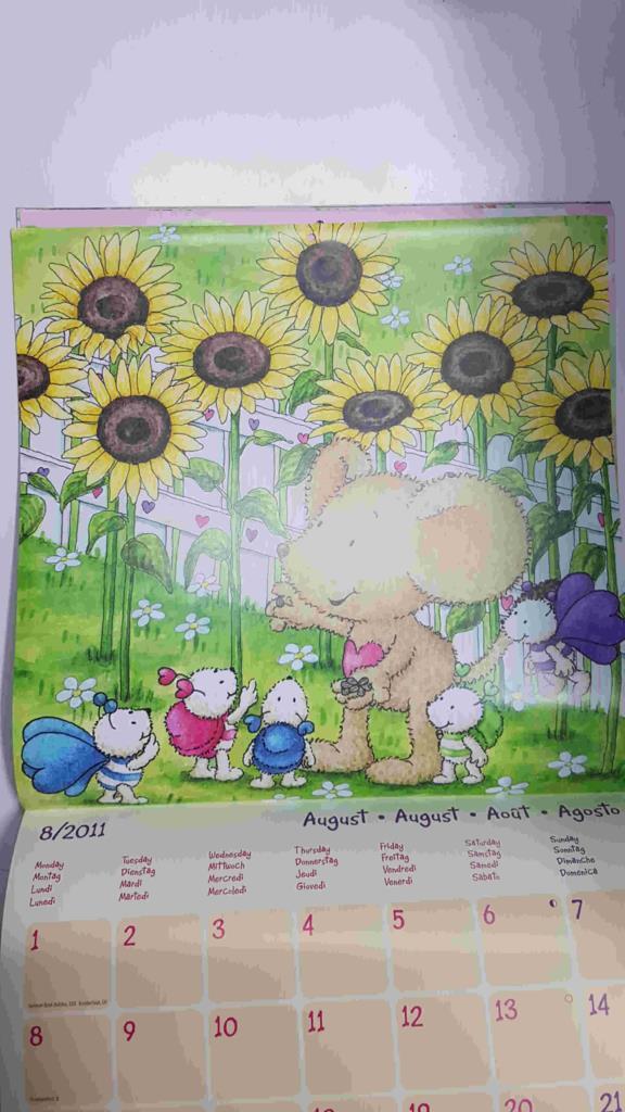 Calendario / Kalender / Calendrier / Calendar: 2011 : Lillebi - Steinbheck, lamina 08