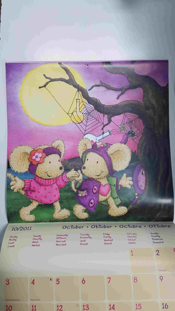 Calendario / Kalender / Calendrier / Calendar: 2011 : Lillebi - Steinbheck, lamina 10