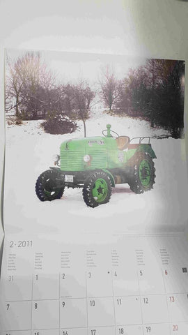 Calendario / Kalender / Calendrier / Calendar: 2011 : Tractors (tractores) - lamina 02, Steyr 180